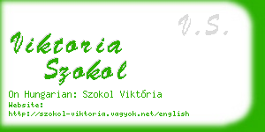 viktoria szokol business card